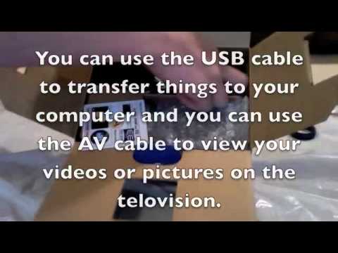 overview/unboxing of the Panasonic SDR-T55 digital camcorder