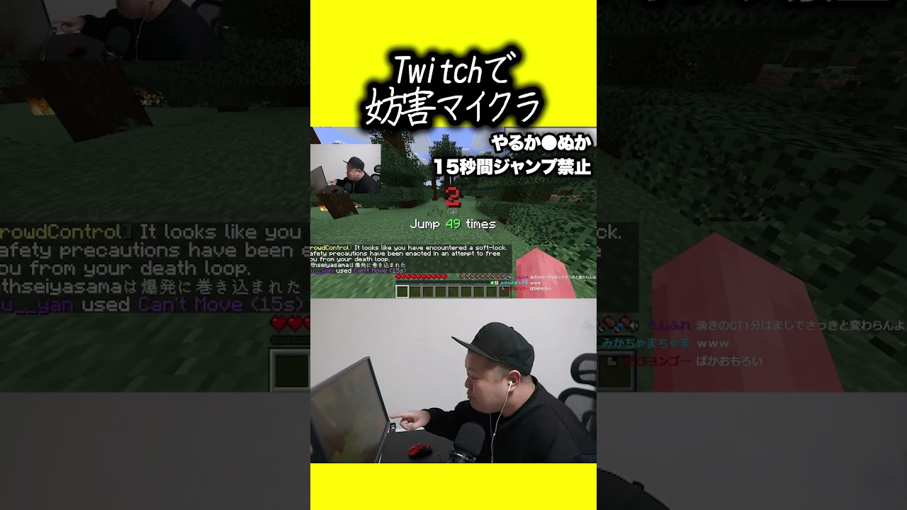 妨害マイクラ挑戦してみた結果【Minecraft】