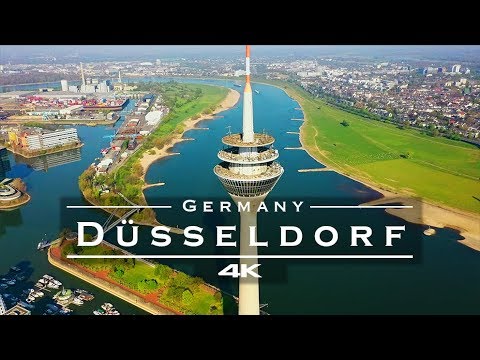 Düsseldorf, Germany 🇩🇪 - by drone [4K]