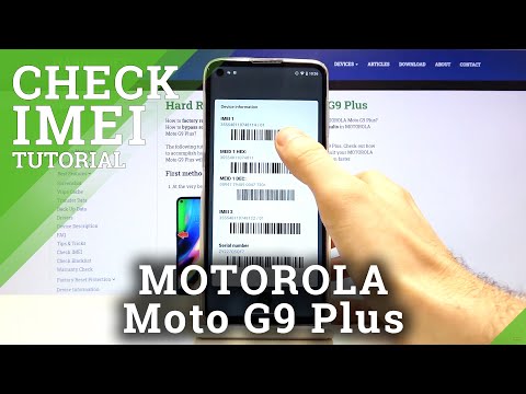 How to Locate IMEI & Serial Number in MOTOROLA Moto G9 Plus – IMEI Status