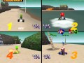 Mario Kart 64 Netplay Koopa Troopa Beach 4 Player Race