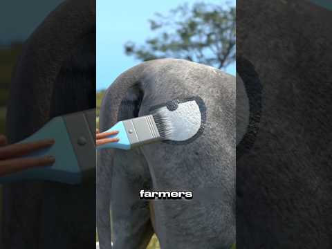 Why do farmers paint FAKE EYES on the cow’s butt?