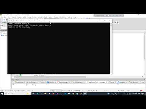 Tutorial 07linear Search Iterative Binary Search In C Algorithm Design Analysis Code