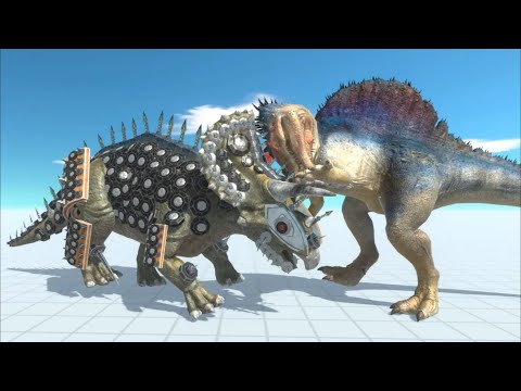 RoboTriceratops VS All Units - Animal Revolt Battle Simulator