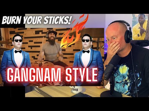 Drum Teacher Reacts: El Estepario Siberiano | GANGNAM STYLE - PSY | DRUM COVER | 강남스타일