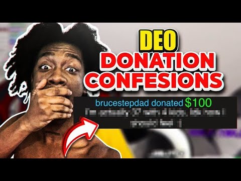 BruceDropEmOff Gets The FUNNIEST CONFESSIONS From DONATIONS!