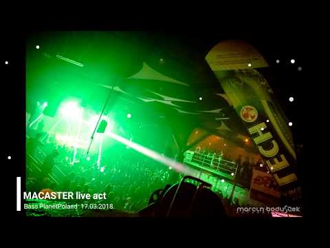 Macaster Live act @ Bass Planet 17|03|2018 Szczecin