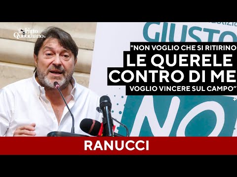 Ranucci: "I don't want the lawsuits against me to be dropped; I want to win on the pitch."