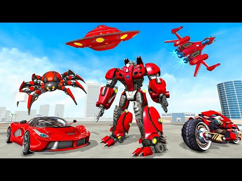 Spider Robot Game: Space Robot Transform Wars *** android gameplay