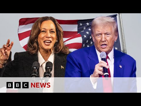 Video | Kamala Harris and Donald Trump hold rallies in swing state Pennsylvania | BBC News