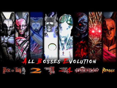 ALL BOSSES from House of the Dead Series (1,2,3,4,5 & Remake) [1996-2022]