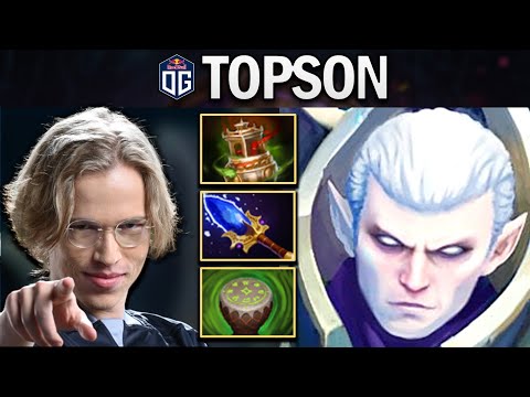 OG.TOPSON INVOKER WITH ROAMING BUILD - DOTA 2 7.27 GAMEPLAY