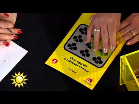 Carina Claesson skrapar Triss - Nyhetsmorgon (TV4)