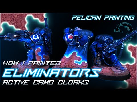 How I Paint Eliminator Cloaks "The easy way"
