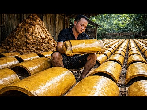 How I Made Handmade Roof Tiles From Clay | by @PrimitiveSkillsnet