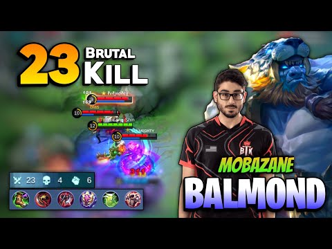 23 Brutal KILL! Balmond Jungle Gameplay [ Top Global Balmond Best Build ] By Mobazane - MLBB