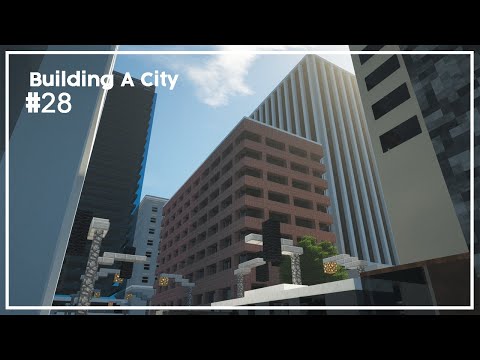 TheBuildingDuck - Building A City #28 // Downtown Expansion // Minecraft Timelapse