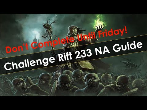 Diablo 3 Challenge Rift 233 NA Guide - DON'T COMPLETE UNTIL SEASON 25 STARTS ON FRIDAY!