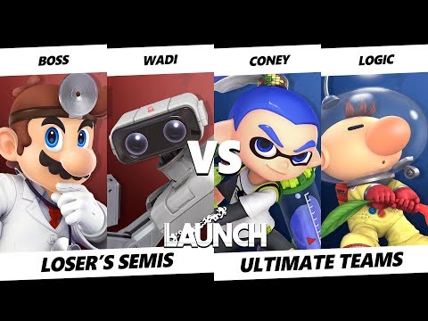 Launch Smash Ultimate Teams - Boss & WaDi VS Logic & Coney - Loser's Semis