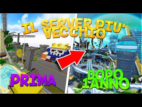 TOUR OF THE WORLD'S OLDEST MINECRAFT SERVER! One Year Later!