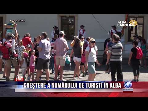 CREȘTERE A NUMĂRULUI DE TURIȘTI ÎN ALBA