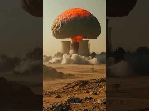 💥 Nuclear Power Plant Destroyed by Bomb — Desert Blast Simulation!