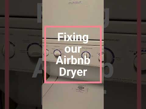 Fixing a Squeaky Frigidaire Dryer in our Airbnb