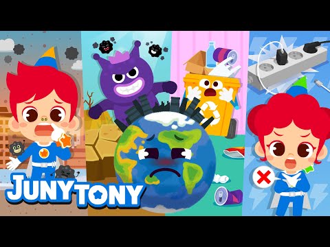 ¡Cuidemos Nuestro Planeta! | Calentamiento Global | Canciones Infantiles | JunyTony en español