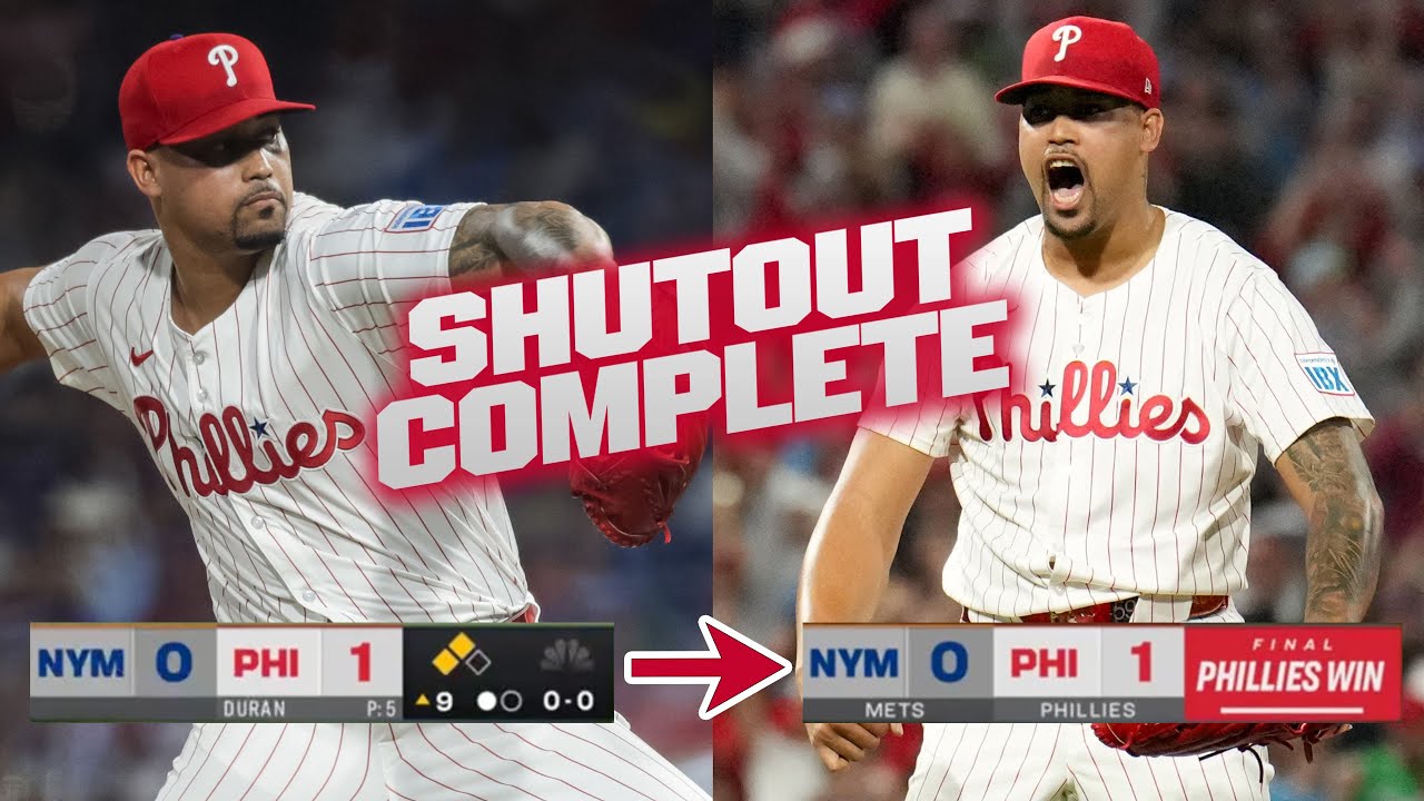 October is in the AIR! 🥶 Mets threaten to score, but Jhoan Duran fans two to earn the save! 🔥