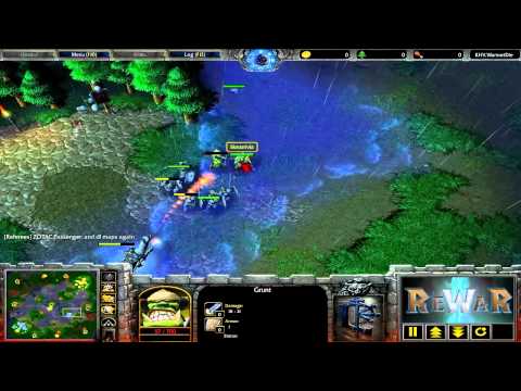 Hawk (HU) vs likeanivia (ORC) - Game 1 - WarCraft 3 gameplay - RN286