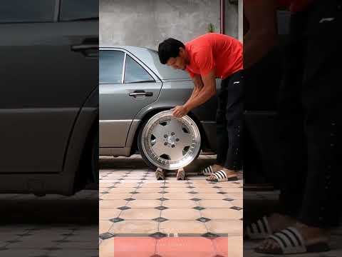 Mercedes W124 Rim Upgrade | Big vs Small Wheel Comparison | Stunning Visual Look!