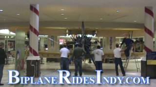 preview picture of video 'Biplane Indianapolis - Biplane in Greenwood Park Mall'