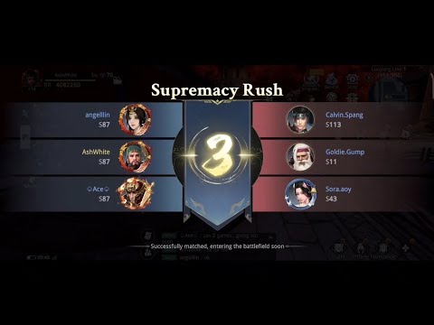 Team with Top 1 BR ♠Ace♠ + angelllin S.87 in Fair 3V3 - Dynasty Legends 2 #dynastylegends2 #3vs3