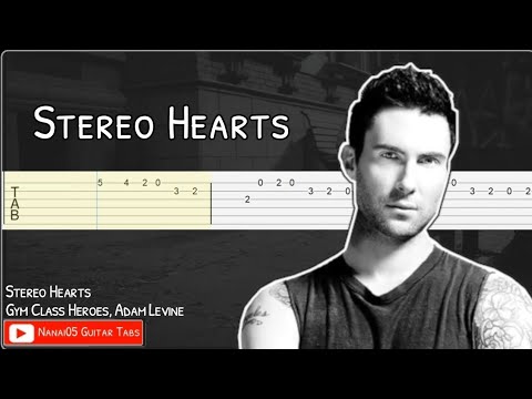 Gym Class Heroes & Adam Levine - Stereo Hearts Guitar Tab Tutorial