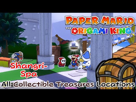 All Shangri-Spa Collectible Treasures Locations in Paper Mario The Origami King