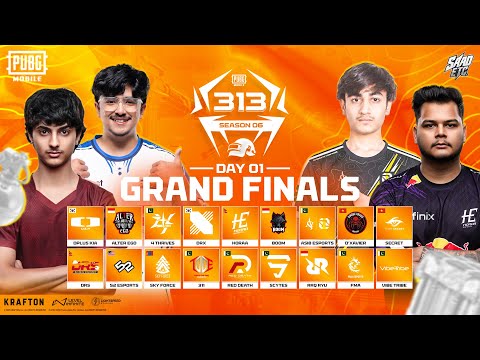 313 SEASON 6 | GRAND FINALS DAY - 1 | BATTLE FOR GLORY | #4T #HORAA #DRS #i8 #AE #DK