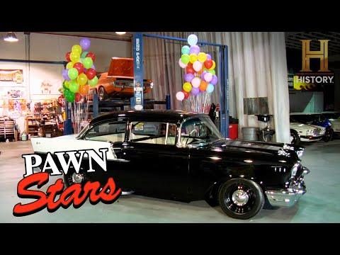 57 Chevy SURPRISE for Old Man's Birthday (Season 4) | Pawn Stars