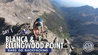 Blanca and Ellingwood Point // Backpacking at Lake Como