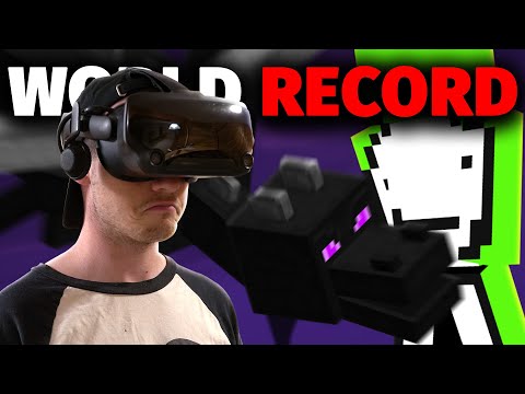 I Tried To Beat Dream's Minecraft Speedrun in VR