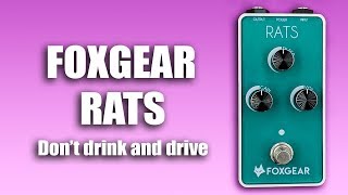 Video thumbnail for Foxgear Rats - ProCo Rat Clone #procorat by SLÄRP