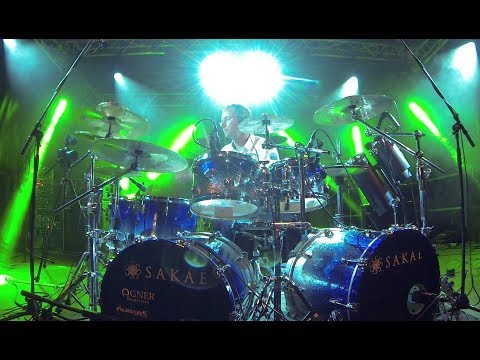 Sakae Almighty Maple Drums: Double Bass Drum Solo Christian Hoffe Krach am Bach 2017 (Camera Sound)