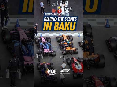Behind-the-scenes in Baku | #FIA #F1 #AzerbaijanGP