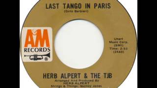 Herb Alpert - Fire And Rain, (45 Rpm - Side B), 1973.