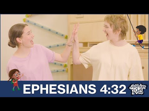Cubby House Memory Verse for Preschoolers • EPHESIANS 4:32 • Adventure Kids​