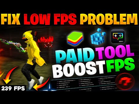 Get 240+ FPS ⚡ Best FPS Boost Optimizer Tool For Low End PC Free Fire Lag Fix | BlueStacks 5 | MSI 5