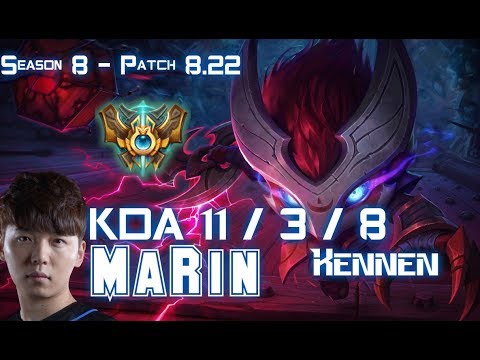 MaRin KENNEN vs KZ Khan AATROX Top - Patch 8.22 KR Ranked