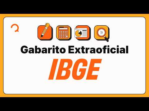 GABARITO EXTRAOFICIAL IBGE