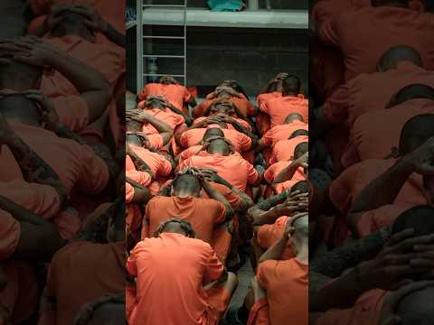Así llegan los primeros presos a la MEGACÁRCEL de COSTA RICA: rapados y con uniforme naranja #short