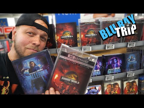 BIG NEW 4k Releases!!! Jurassic World Rebirth and Ballerina STEELBOOK!?!?