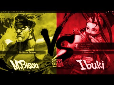 gaet87 [ Bison ] Vs Orko2206 [ Ibuki ] SSF4 Arcade Edition 2012 HD